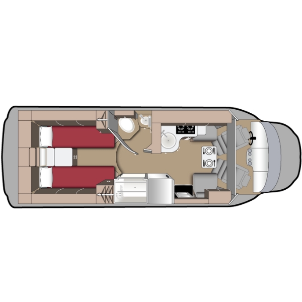 Class B+ Premium (Motorhome), , floor-plans-day image number 0